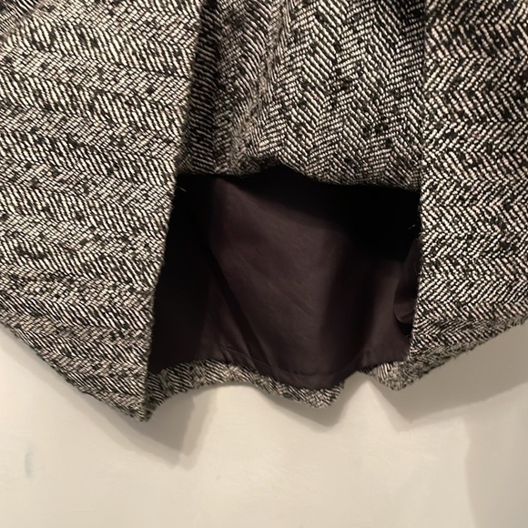 J CREW WOOL BLEND DRESS BLACK GRAY SIZE 4 - Picture 3 of 6